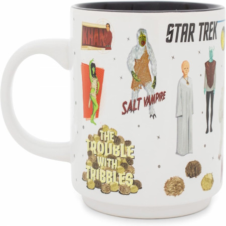 Star Trek Aliens Villains and Crew 20oz Ceramic Camper Mug